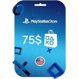 PSN 75$ Gift Card US دیجیتالی 